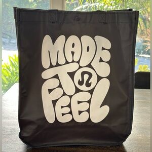 Lululemon Athletica Black Tote Bag